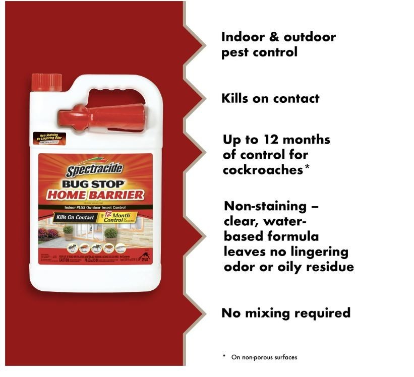 Bug Stop RTU Home Insect Control Pest Ants Roach Spiders Flea Killer US 1 gallon