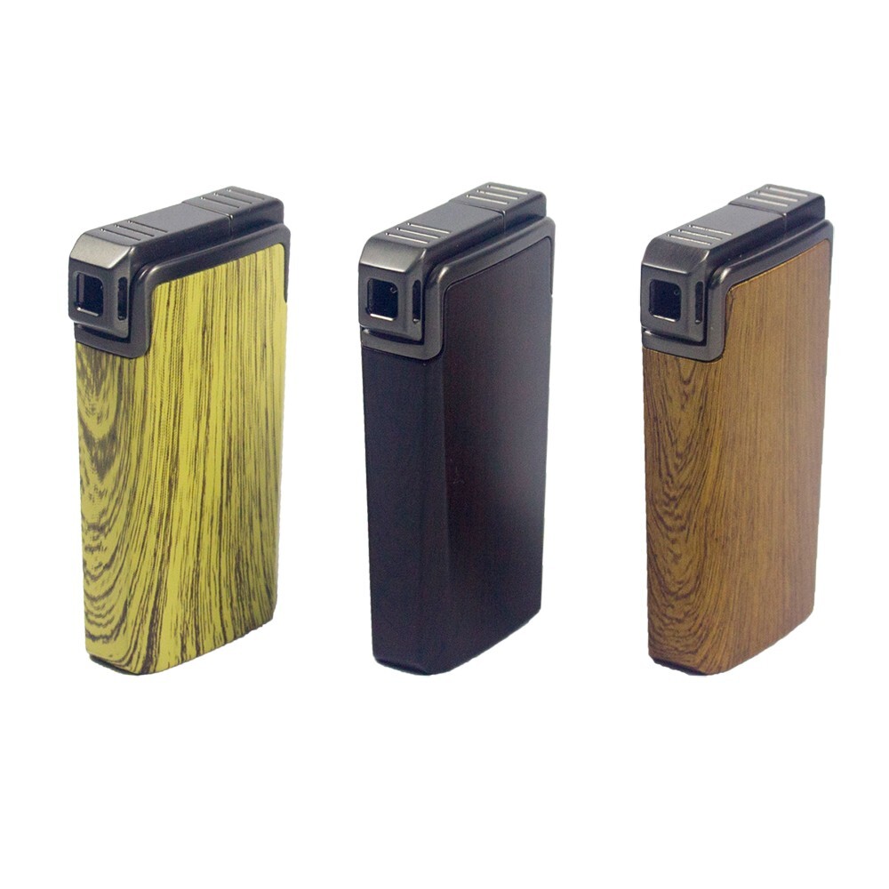 Ever Tech Dual-Flame Refillable Butane Lighter W/Side Flame and Top Jet Torch