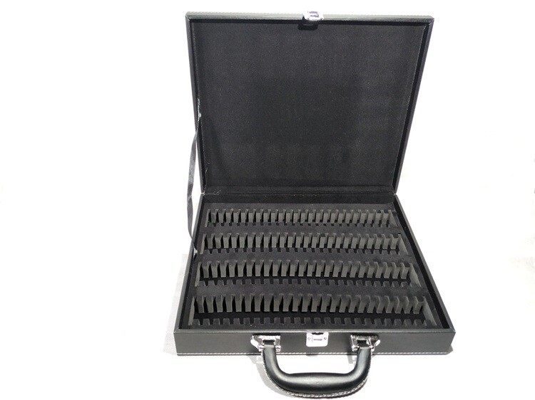 New Storage Display Box Case Faux Leather for 100 Silver Dollar Coins Holders