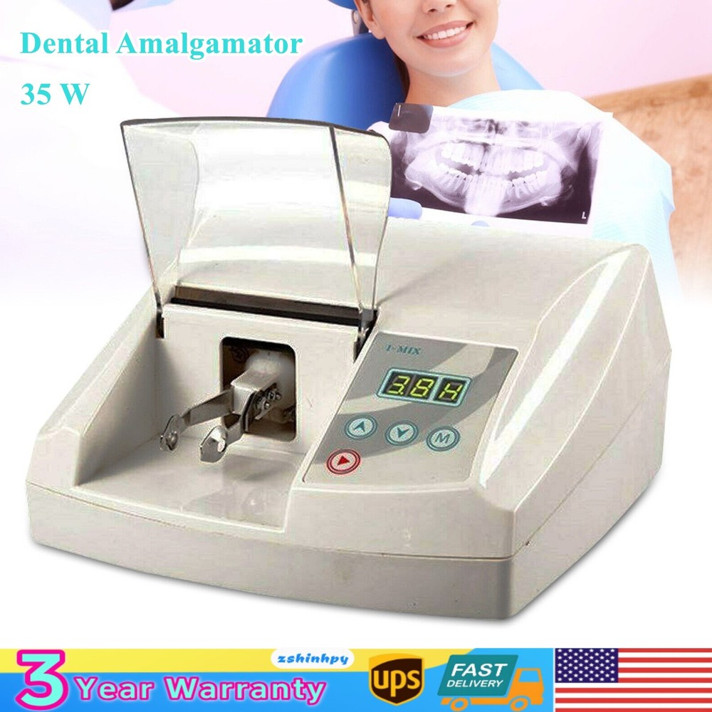 Dental Digital Amalgamator Amalgam Capsule Mixer High Speed Lab Safety Devices