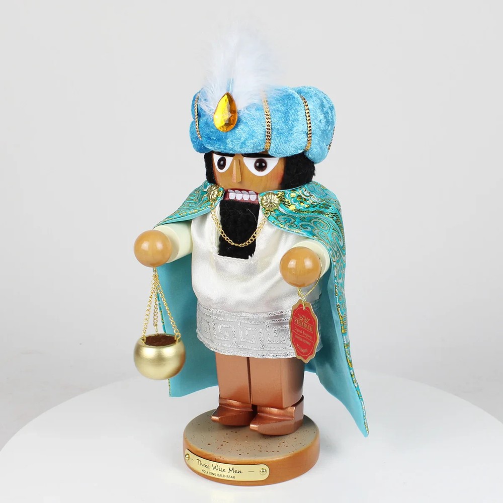 New for 2025- Steinbach Three Wise Men - Balthasar Chubby Size German Nutcracker