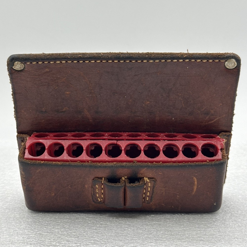 Vintage FIELDS Co. CUSTOM Belt Slide LEATHER DOUBLE Shell Holder#106S Oregon
