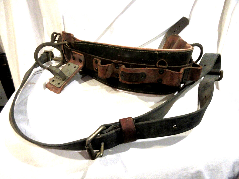 Vintage Pole Climbing Belt 41-46"