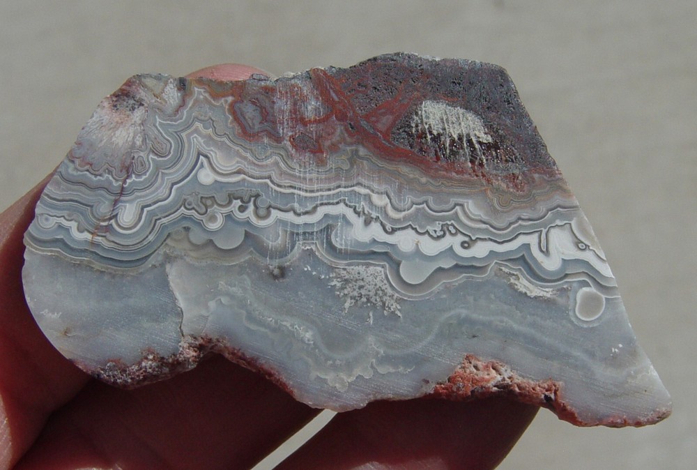 Crazy Lace Agate Lapidary Slab T1233