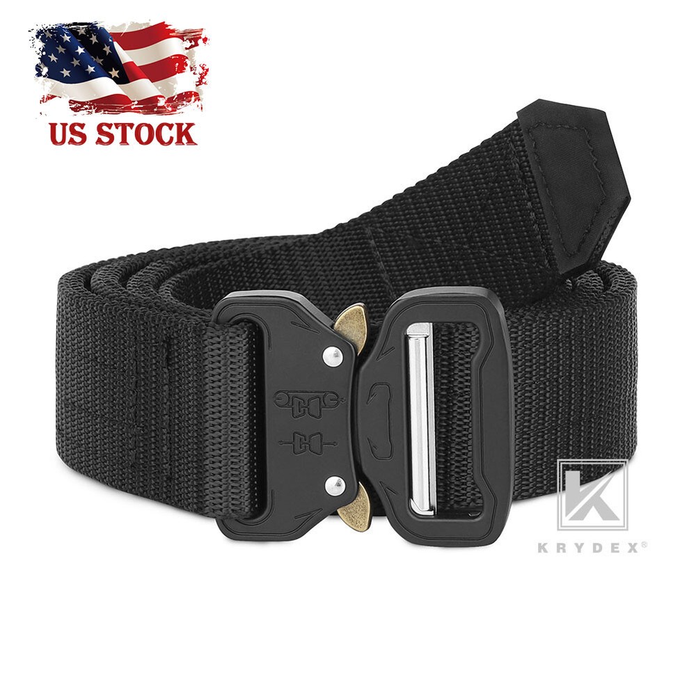 KRYDEX 1.5 in Tactical Belt Rigger Duty Belt  Double Layers Quick Release