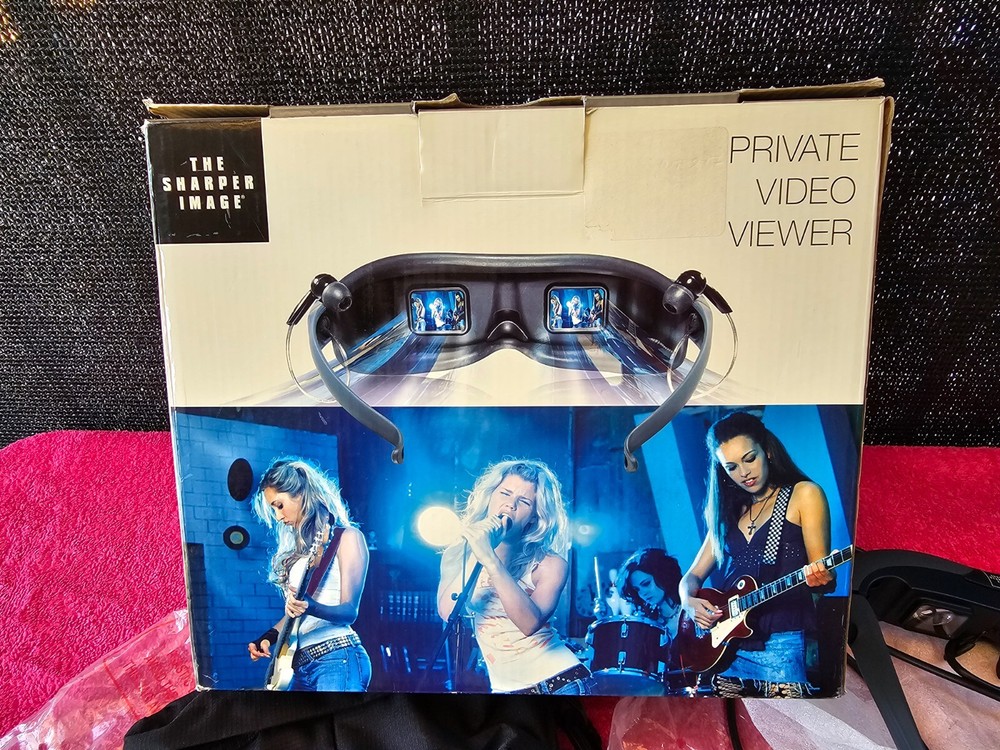 The Sharper Image Private Video Viewer In Original Package