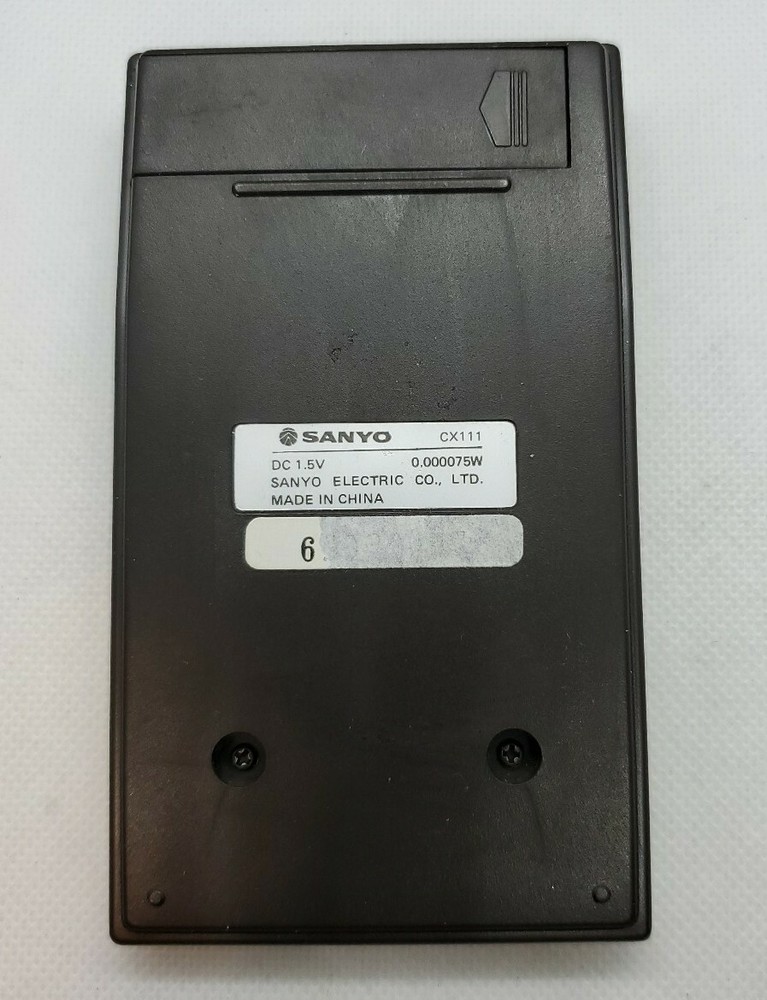 Vintage Sanyo CX-111 Calculator