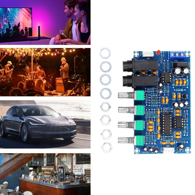 PT2399 Sound Reverberation Amplifiers Module Supporting Multiple Device