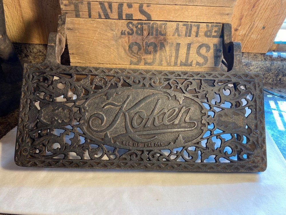 Antique Cast Iron Koken Foot Rest ~ 25CON
