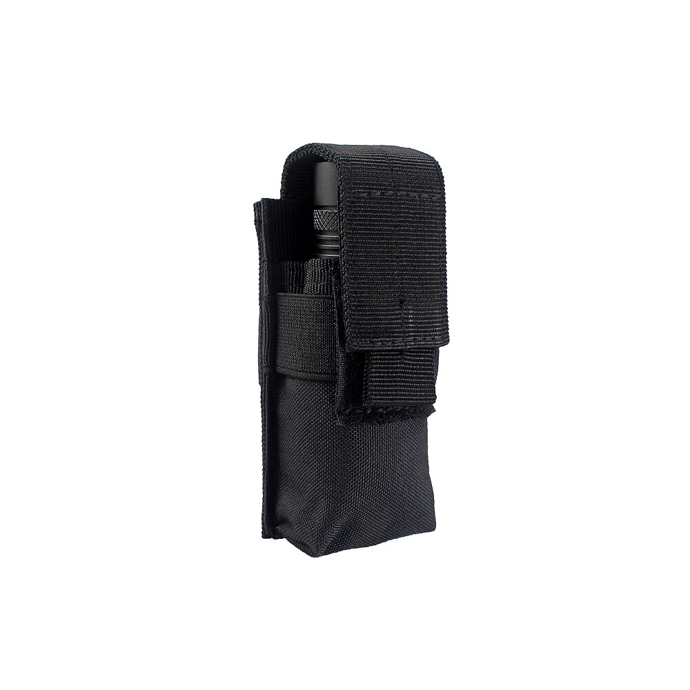 US Tactical Molle Flashlight Pouch Holster Utility Tools Pouch Adjustable Holder