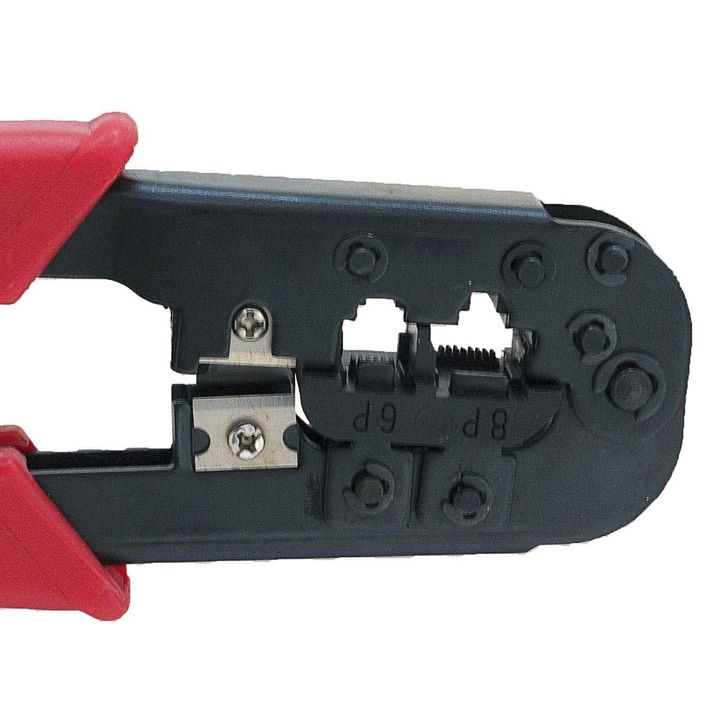 RJ45 RJ11 Ratchet Crimper, Stripper, Cutter Tool