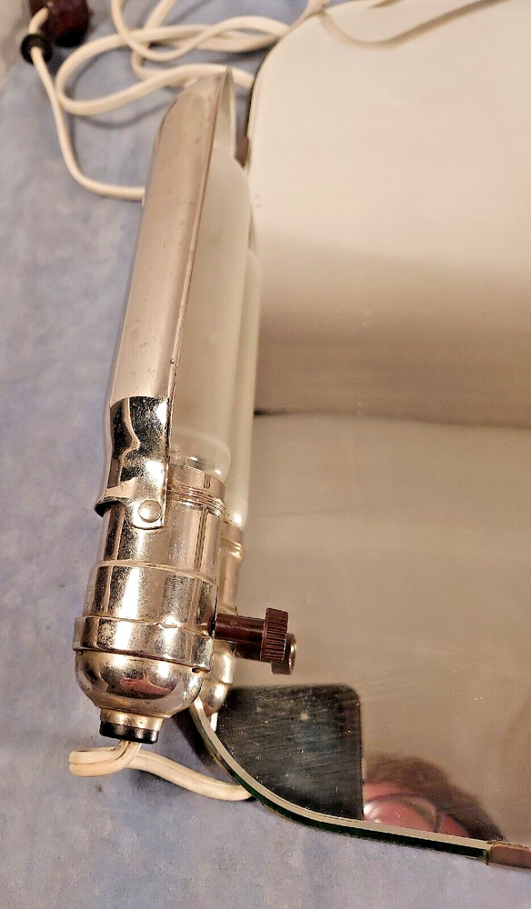 Vintage Art Deco Vanity Mirror with Working Side Lights