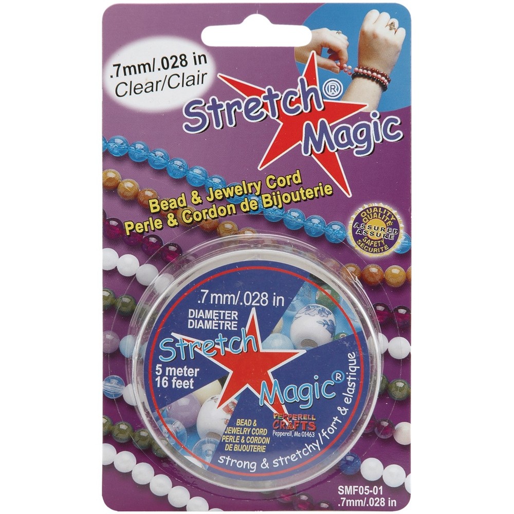 Stretch Magic Bead & Jewelry Cord .7mmX5m-Clear