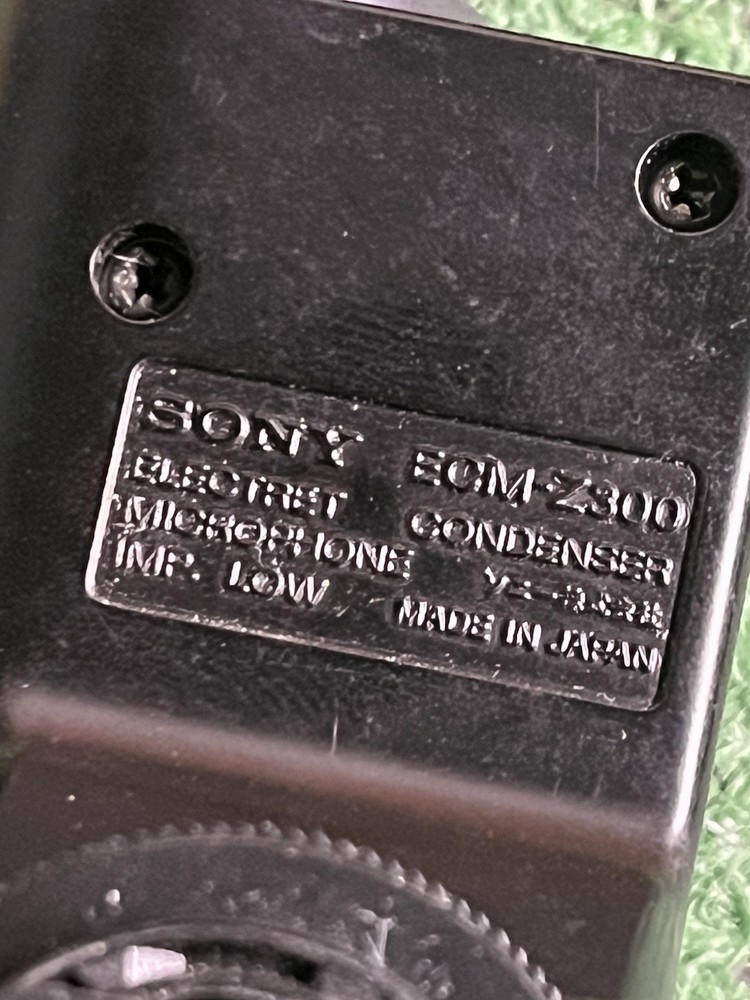 Sony ECM-Z300 Electret Condenser Microphone with Case