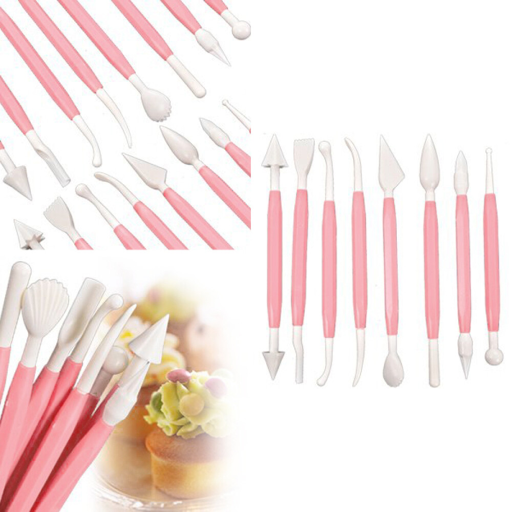 8Pcs Cake Tools Adorable Cake Tool Sugercraft Tools Kit Party