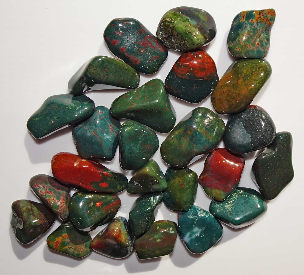 Fancy Jasper - 4 ounces Medium/Small Tumbled Stones rt544a