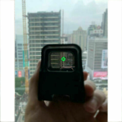 Tactical Holographic Reflex Sight Red Green Dot Light Adjustable AA Battery