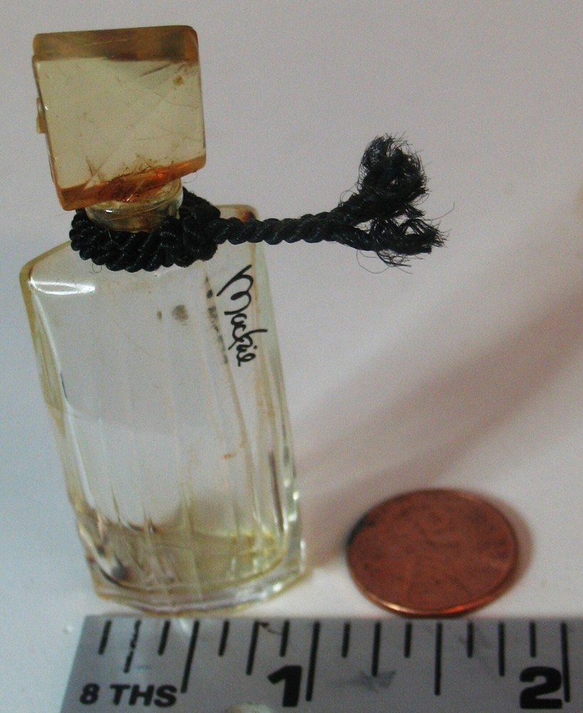Empty Mackie by Bob Mackie Cologne Bottle with Plastic Stopper