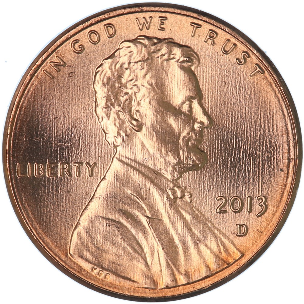 2013 D Lincoln Shield Cent BU Penny US Coin