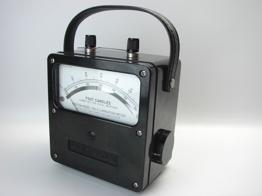 Weston #756 Illumination Meter ft-candles
