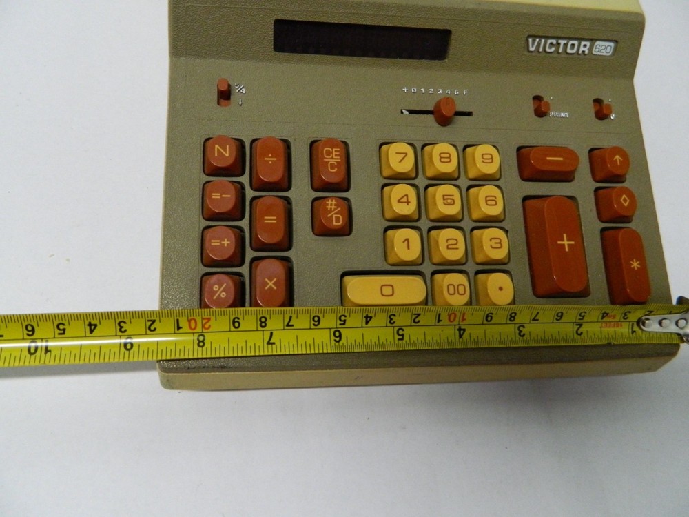 Vintage Victor 620 Adding Machine With Print Function Fully Functional See Video