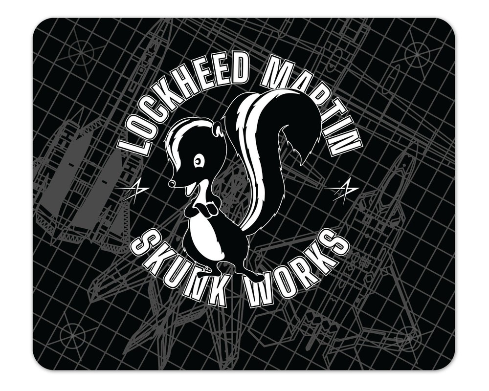 Skunk Works Blueprint Mouse Pad 1/8 Thick