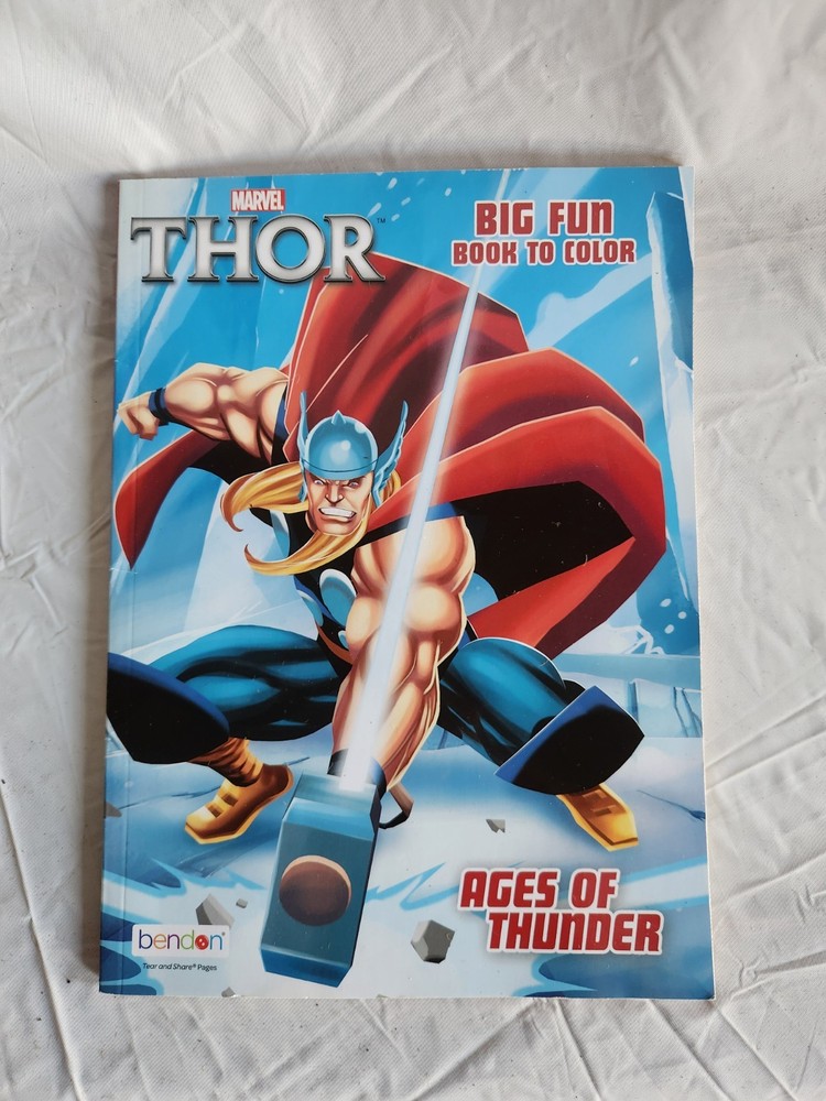 Marvel Thor "Big Fun Book To Color" Bendon 2013