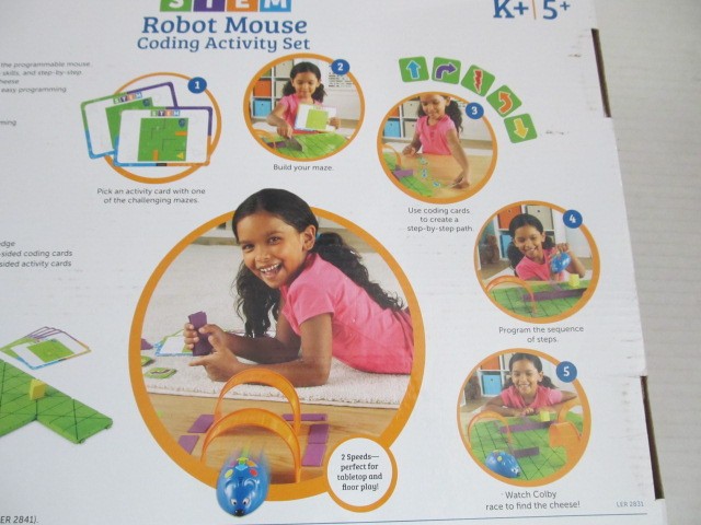Learning Resources STEM Robot Mouse Coding Activity Set for Ages 5+, Essentials