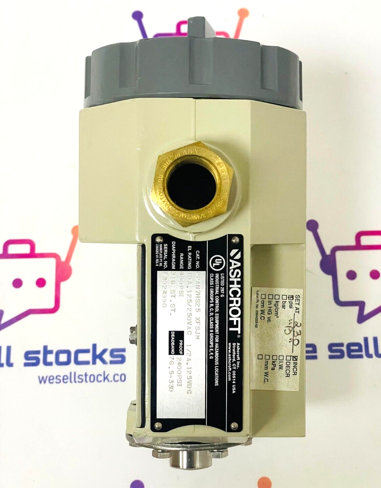ASHCROFT PPAN7HS25 XFSJM Pressure Switch