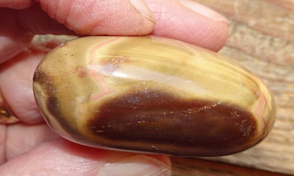 Polychrome Jasper - 3 Polished Pebbles - Madagascar sc749f