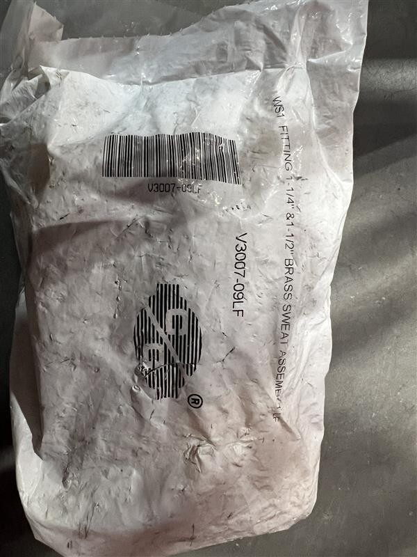 Clack 1.5" Or 1.25" Brass Inlet/outlet Connectors