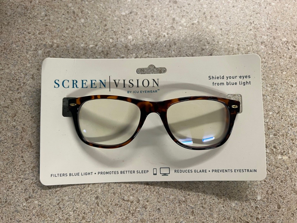 ICU Eyewear Screen Vision Blue Light Glasses New