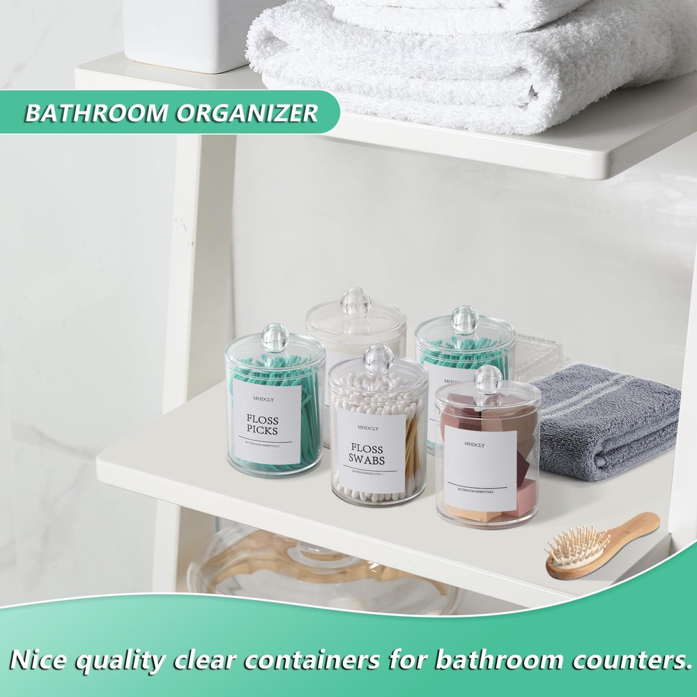 Bathroom Organizers and Storage,4 Pack Plastic Lids