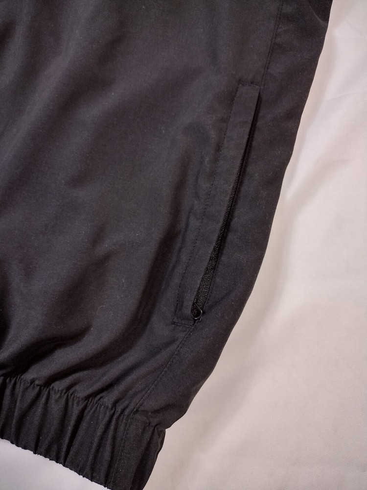 FootJoy Golf Pullover Windbreaker 1/4 Zip - GenFlex - Jacket Men Medium Black