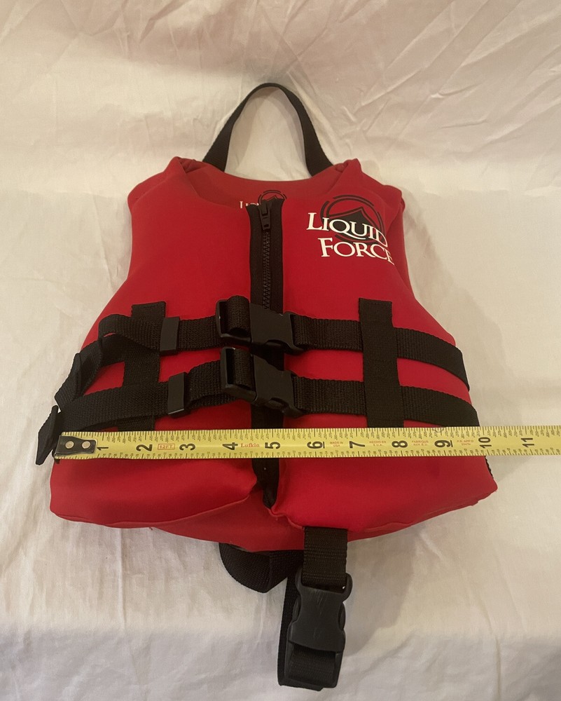 Liquid Force Red Child PFD Life Jacket 30-50lbs