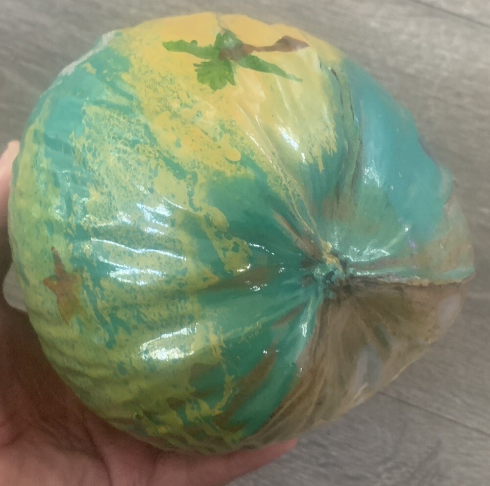 Hand Painted Coconut "key West 1998"
