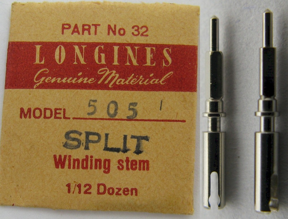 Longines automatic 505 split winding stem #404 ...