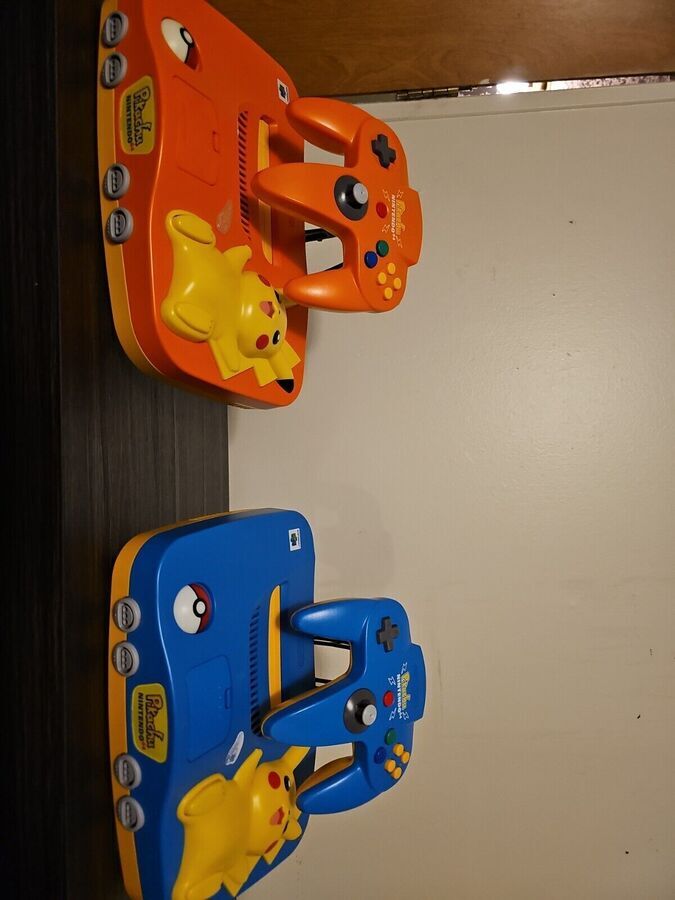 Nintendo 64 Pikachu Pokemon N64 Console Display Stand Floating Controller Mount