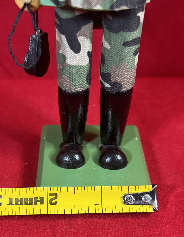 Army Nutcracker 8” Camo Military Limited Edition 2008. *Pre -Owned*