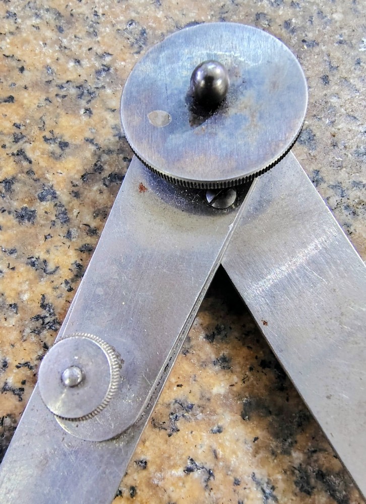 🗽 VINTAGE STARRETT 9" ID/OD CALIPER MACHINIST/TOOLMAKER