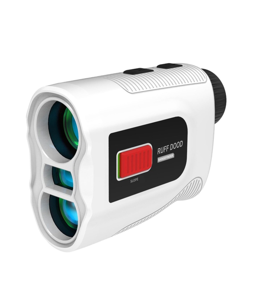 Golf Rangefinder with Slope, 1000 Yard Laser Rangefinder, Flag Lock & White