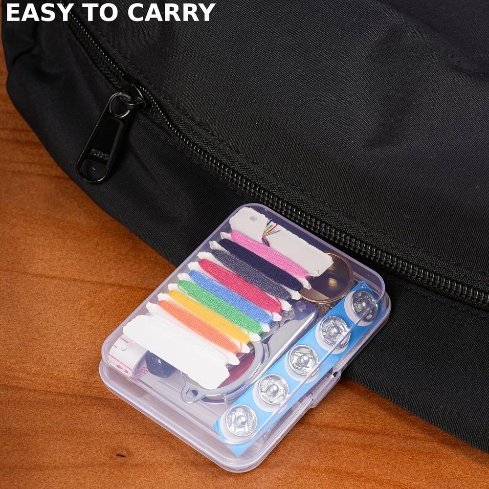Travel Sewing Kit, Mini Kit Size with Multicolor Threads,...
