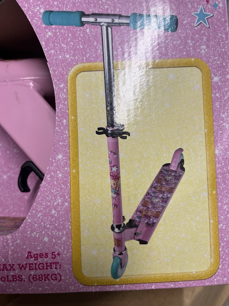Nickelodeon JoJo Siwa Pink Folding Scooter