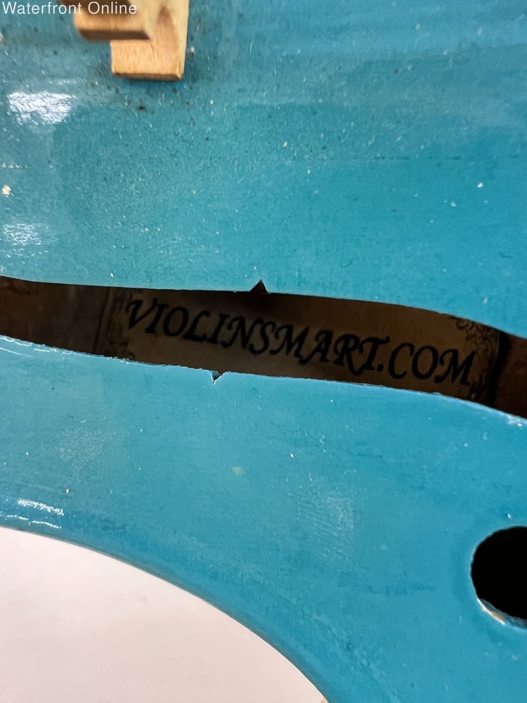 ViolinSmart Student Violin 4/4 Size Blue in Case Strings Instrument