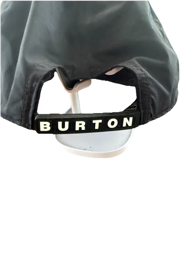 Burton Colfax Cordova 5 Panel Hat Cap Adjustable Strap Back, Black, Low Profile
