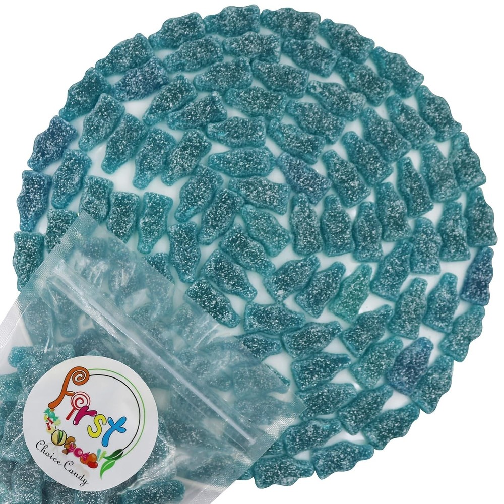 FirstChoiceCandy Sour Mini Gummy Soda Bottles (Blue Raspberry)