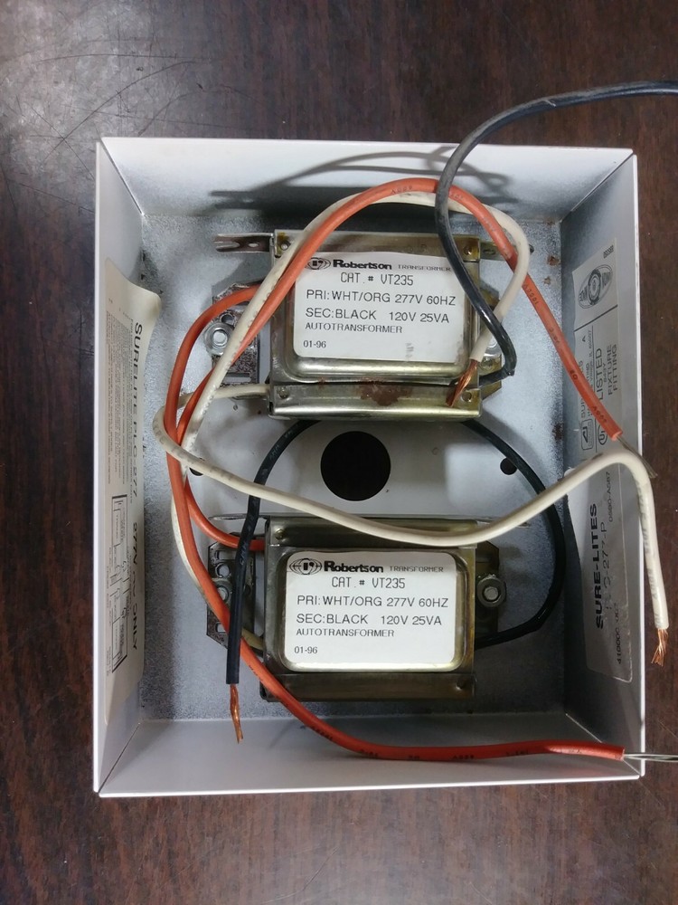 SURE-LITES PLC-277-P CANOPY CONVERSION KIT FOR EXIT LIGHT NEW IN BOX