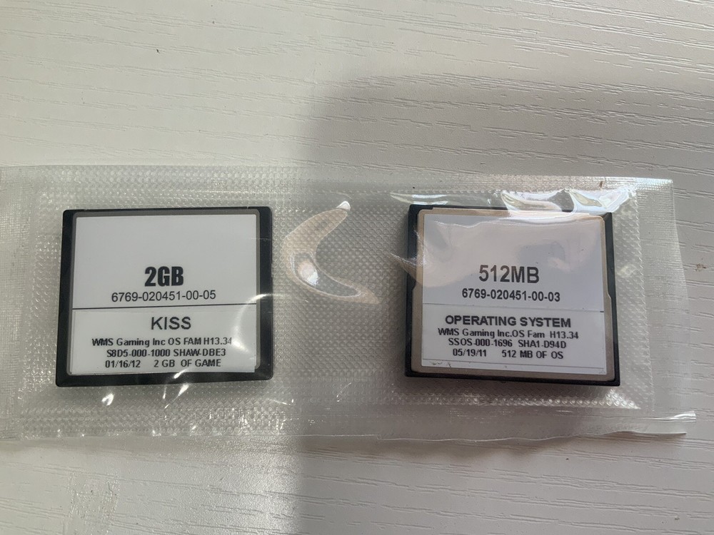 WMS WILLIAMS  BB2 SLOT  SOFTWARE SET - KISS