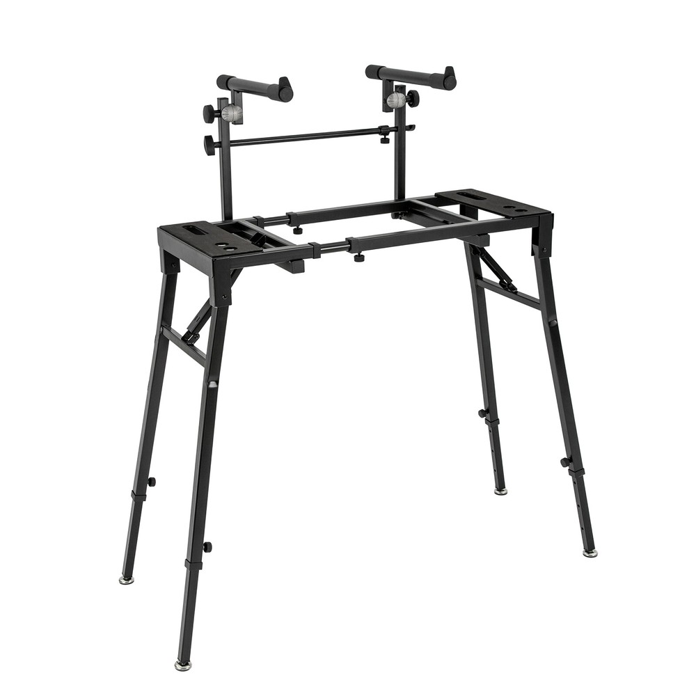 2 Tier Keyboard Holder DJ Workstation Table Console Mixer Holder Studio Mount