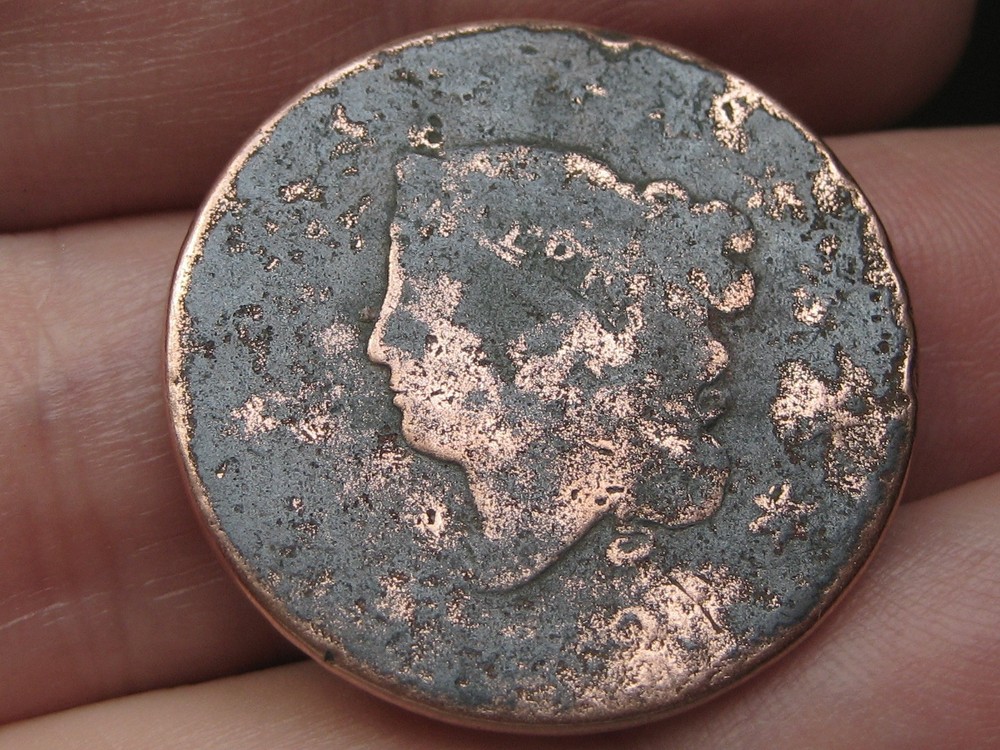 1826 Matron Head Large Cent One Penny- About Good Details